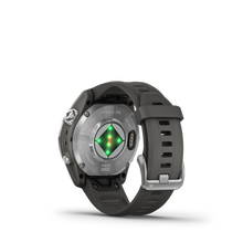 Load image into Gallery viewer, Garmin | FENIX 7S PRO SOLAR, EZÜST, GRAFITSZÜRKE SZILIKON SZÍJJAL