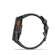 Kép betöltése a galériamegjelenítőbe: Garmin | FENIX 7X PRO SOLAR, SZÜRKE, FEKETE SZILIKON SZÍJJAL