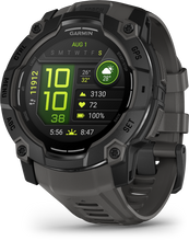 Kép betöltése a galériamegjelenítőbe: Garmin | INSTINCT 3, 50mm AMOLED, Fekete, sötétszürke szíjjal (ED)