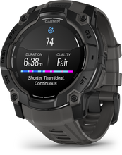 Kép betöltése a galériamegjelenítőbe: Garmin | INSTINCT 3, 50mm AMOLED, Fekete, sötétszürke szíjjal (ED)