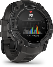 Kép betöltése a galériamegjelenítőbe: Garmin | INSTINCT 3, 50mm AMOLED, Fekete, sötétszürke szíjjal (ED)