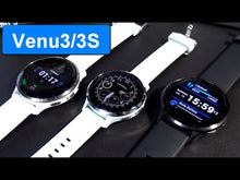 Videó betöltése és lejátszása a galériamegjelenítőben: Garmin | VENU 3S ZSÁLYA, EZÜST KERETTEL, SZILIKON SZÍJJAL