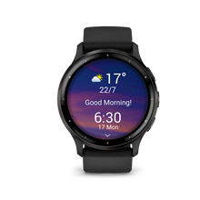Kép betöltése a galériamegjelenítőbe: Garmin | VENU 3 FEKETE, FEKETE KERETTEL, SZILIKON SZÍJJAL