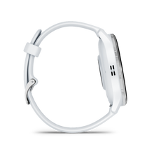 Load image into Gallery viewer, Garmin | VENU 3 HOMOKKŐ, EZÜST KERETTEL, SZILIKON SZÍJJAL