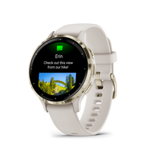 Lade das Bild in den Galerie-Viewer, Garmin | VENU 3S ELEFÁNTCSONT KRÉMARANY, SZILIKON SZÍJJAL