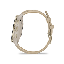 Load image into Gallery viewer, Garmin | VENU 3S FRANCIA SZÜRKE-KRÉMARANY, BŐR ÉS SZILIKON SZÍJJAL