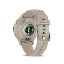Lade das Bild in den Galerie-Viewer, Garmin | VENU 3S FRANCIA SZÜRKE-KRÉMARANY, SZILIKON SZÍJJAL