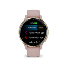 Kép betöltése a galériamegjelenítőbe: Garmin | VENU 3S RÓZSA KRÉMARANY, SZILIKON SZÍJJAL