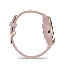 Kép betöltése a galériamegjelenítőbe: Garmin | VENU 3S RÓZSA KRÉMARANY, SZILIKON SZÍJJAL