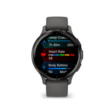 Kép betöltése a galériamegjelenítőbe: Garmin | VENU 3S SZÜRKE, SZÜRKE KERETTEL, SZILIKON SZÍJJAL