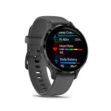 Kép betöltése a galériamegjelenítőbe: Garmin | VENU 3S SZÜRKE, SZÜRKE KERETTEL, SZILIKON SZÍJJAL