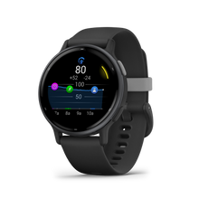 Lade das Bild in den Galerie-Viewer, Garmin | VÍVOACTIVE 5 FEKETE, SZILIKON SZÍJJAL