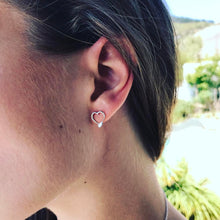 Lade das Bild in den Galerie-Viewer, Paddel-Ohrringe – herzförmiges Paddel | Strokeside-Design