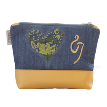 Load image into Gallery viewer, kis táska evezős mintával - sárga, kék
