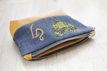Load image into Gallery viewer, kis táska evezős mintával - sárga, kék