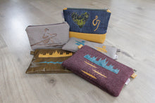 Load image into Gallery viewer, kis táska evezős mintával - sárga, kék