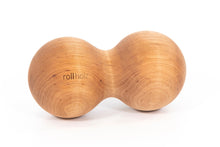 Load image into Gallery viewer, Dupla masszázs golyó - égerfa, 10 cm | rollholz