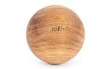 Kép betöltése a galériamegjelenítőbe: Masszázs golyó - tölgyfa, 10 cm | rollholz