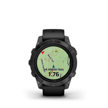 Kép betöltése a galériamegjelenítőbe: Garmin | EPIX PRO (GEN 2) SAPPHIRE 47 MM, KARBONSZÜRKE DLC, FEKETE SZILIKON SZÍJJAL (ED XD)
