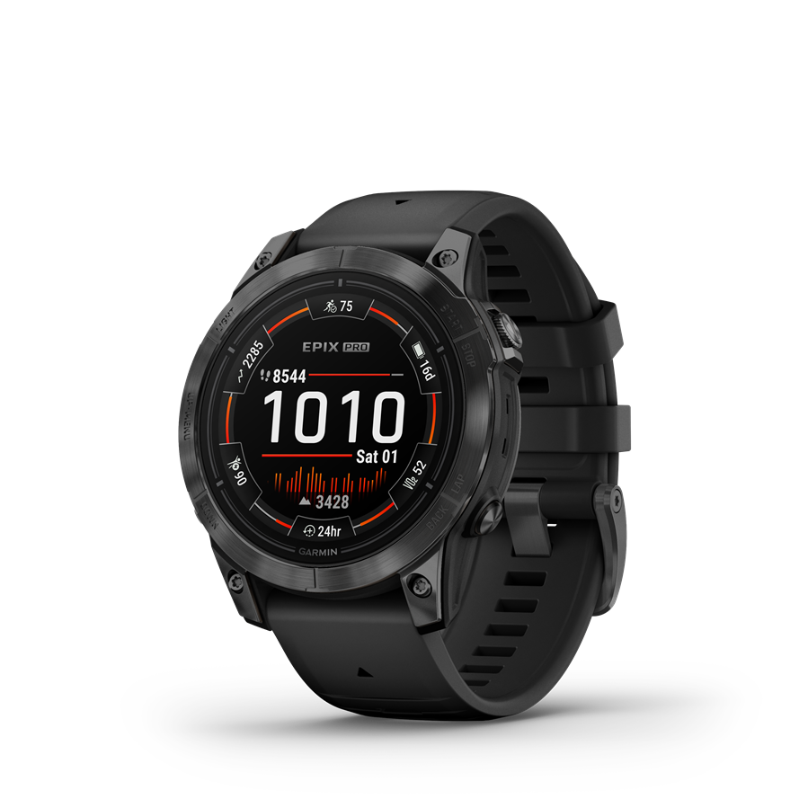 Garmin | EPIX PRO (GEN 2) 47 MM, SZÜRKE, FEKETE SZILIKON SZÍJJAL (ED)