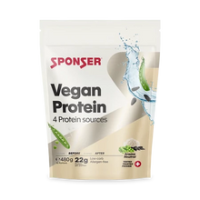 Kép betöltése a galériamegjelenítőbe: Sponser Vegan Protein fehérjepor 480g, natúr
