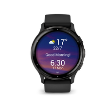 Lade das Bild in den Galerie-Viewer, Garmin | VENU 3 FEKETE, FEKETE KERETTEL, SZILIKON SZÍJJAL (ED)
