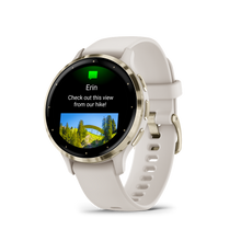 Load image into Gallery viewer, Garmin | VENU 3S ELEFÁNTCSONT KRÉMARANY, SZILIKON SZÍJJAL (ED)
