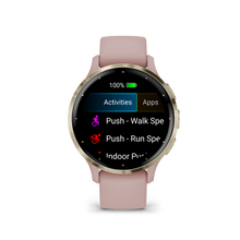 Lade das Bild in den Galerie-Viewer, Garmin | VENU 3S RÓZSA KRÉMARANY, SZILIKON SZÍJJAL (ED)
