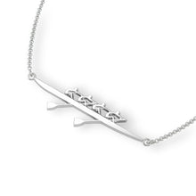 Load image into Gallery viewer, Rowing necklace - four | Strokeside Designs
