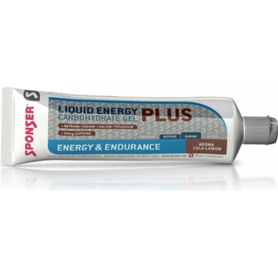 Sponsor Liquid Energy Plus Koffeingel 70g, Cola-Zitrone