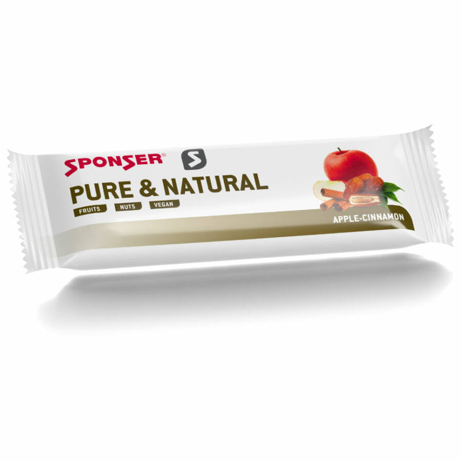 Sponser Pure & Natural energia szelet 50g, alma-fahéj