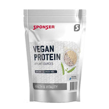 Kép betöltése a galériamegjelenítőbe: Sponser Vegan Protein fehérjepor 480g, natúr
