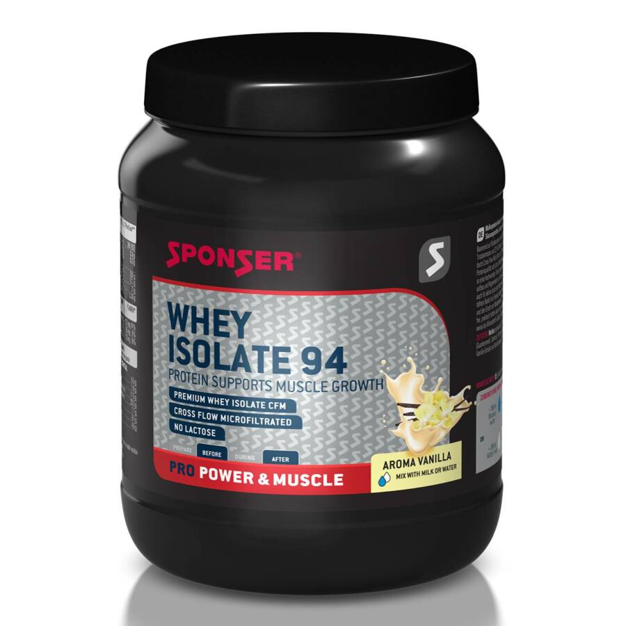 Sponsor Whey Isolate 94 protein powder 1500g, vanilla